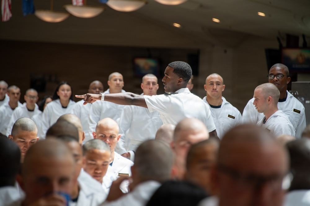 USNA Induction Day for Class of 2030
