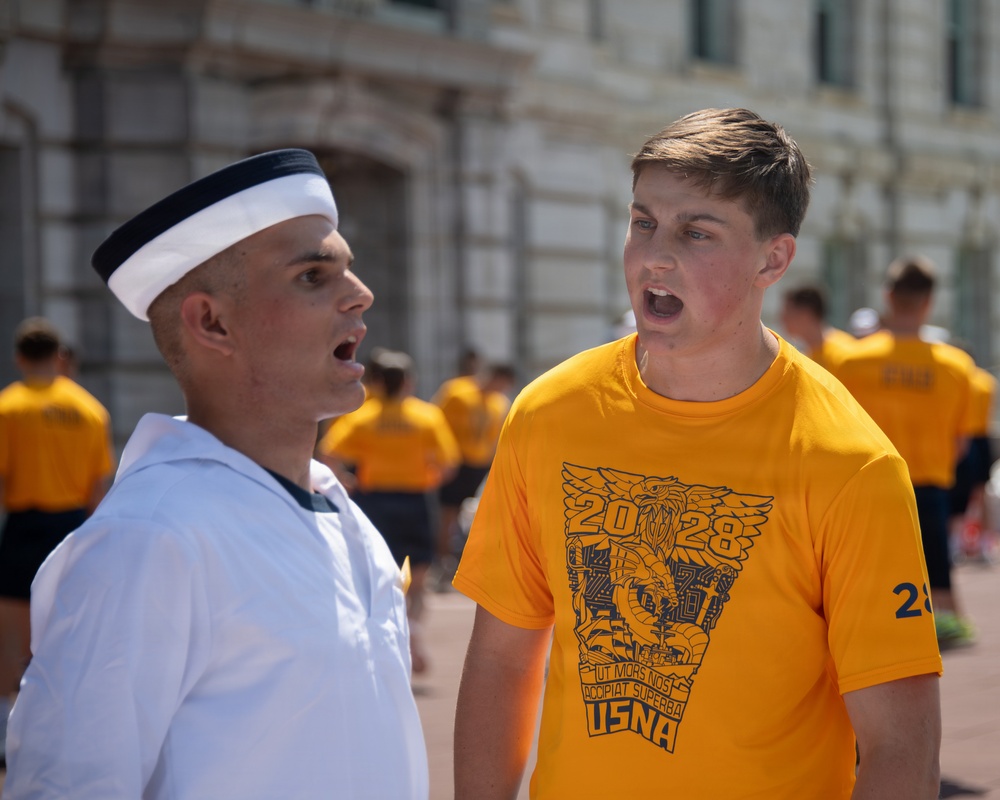 USNA Induction Day for Class of 2030
