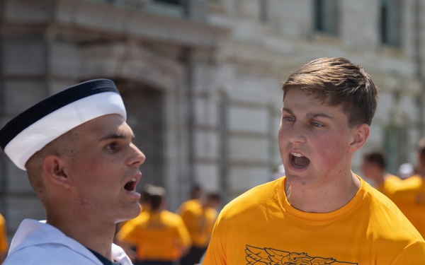 USNA Induction Day for Class of 2030