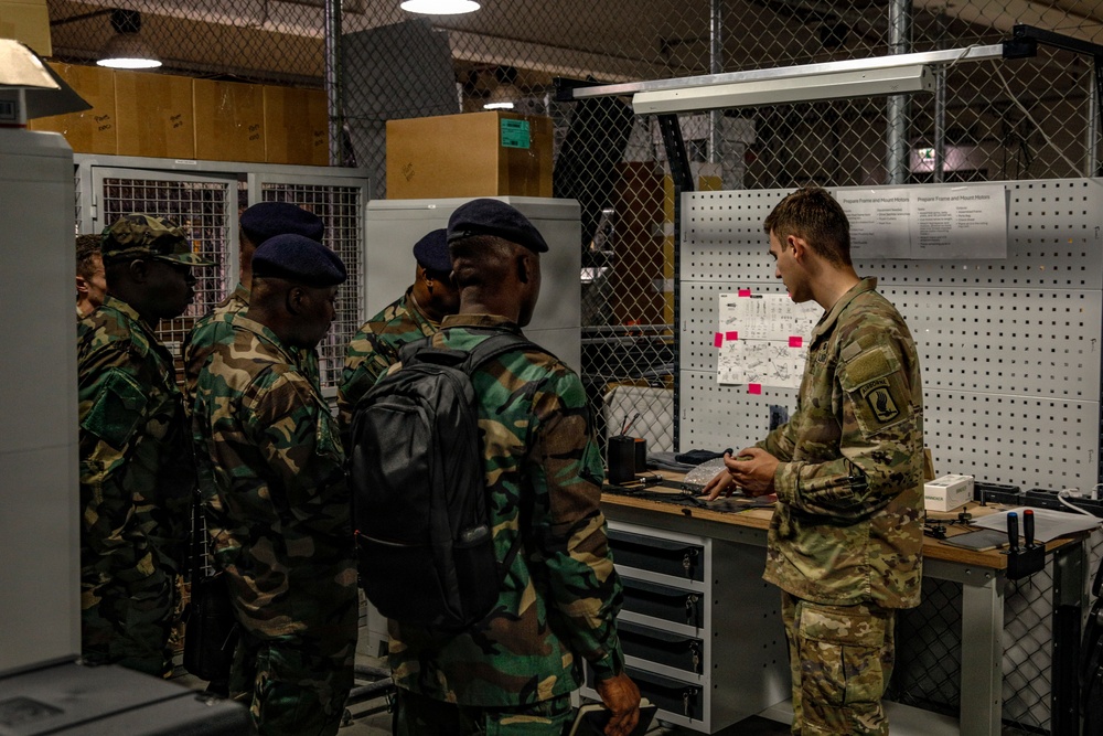 SETAF-AF hosts joint Ghanaian delegation to advance partner drone production