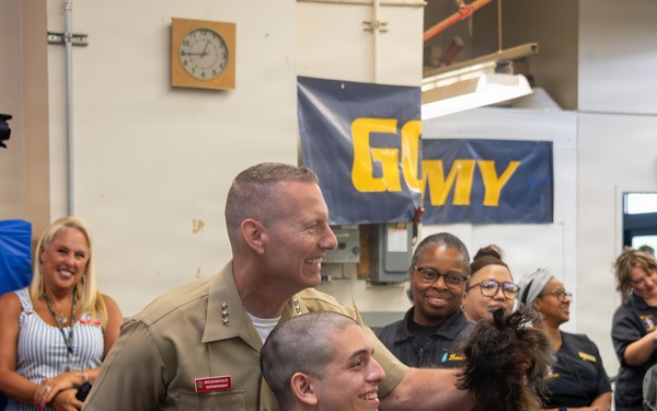 USNA Induction Day for Class of 2030