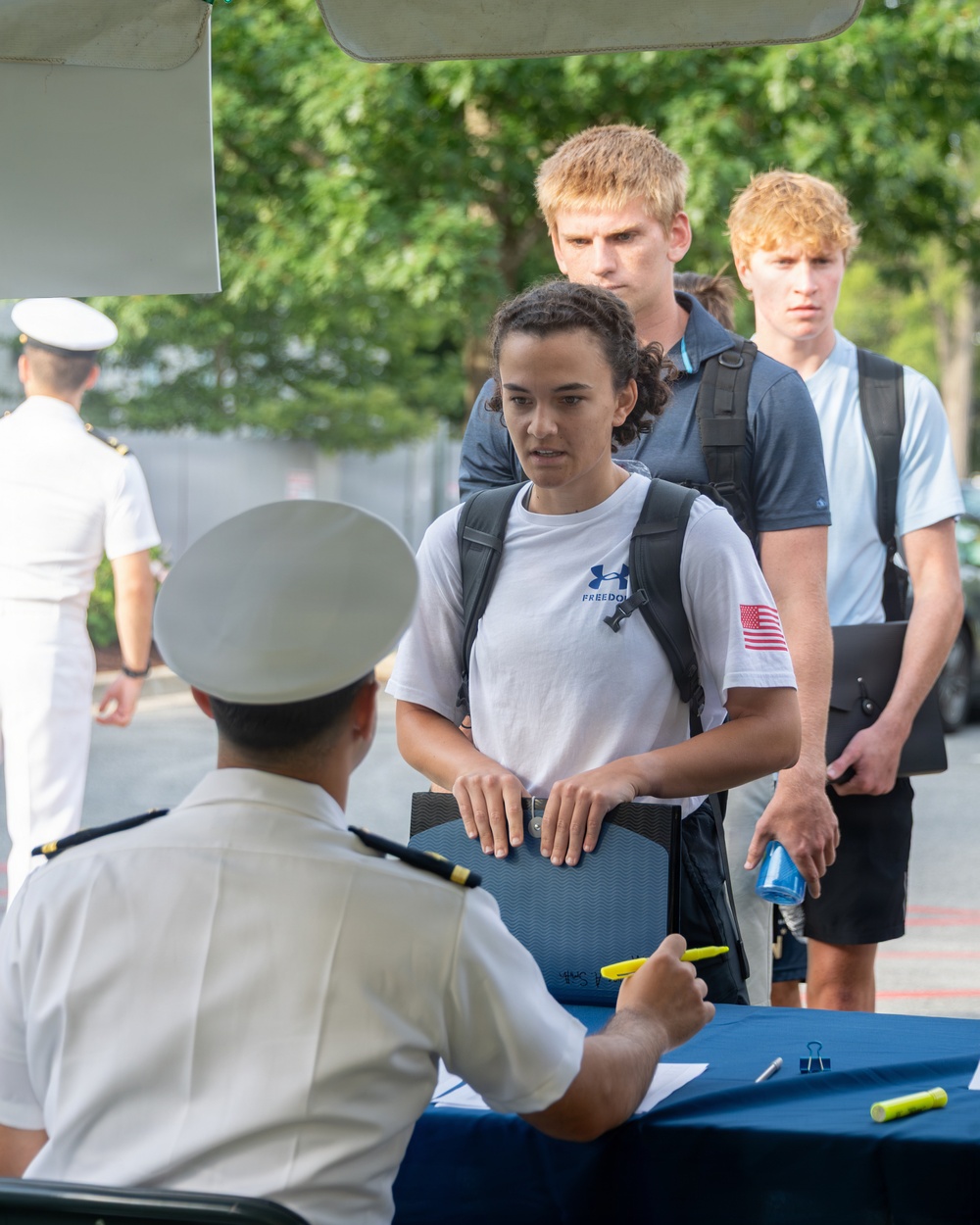 USNA Induction Day for Class of 2030