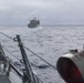 USS Mustin conducts replenishment-at-sea with USNS Arctic