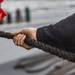 USS Mustin conducts replenishment-at-sea with USNS Arctic