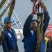 USS Mustin conducts replenishment-at-sea with USNS Arctic