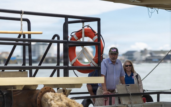 Rep. Andy Harris tours U.S. Army Corps of Engineers dredging operations in Ocean City, Md.