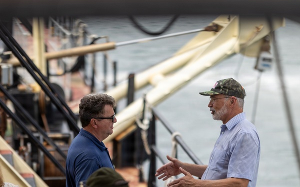 Rep. Andy Harris tours U.S. Army Corps of Engineers dredging operations in Ocean City, Md.