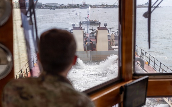 Rep. Andy Harris tours U.S. Army Corps of Engineers dredging operations in Ocean City, Md.