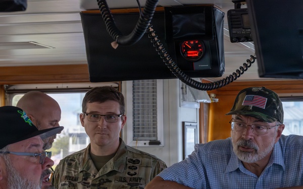 Rep. Andy Harris tours U.S. Army Corps of Engineers dredging operations in Ocean City, Md.