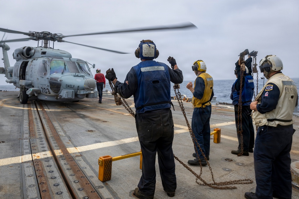Delbert D. Black Conducts Flight Operations