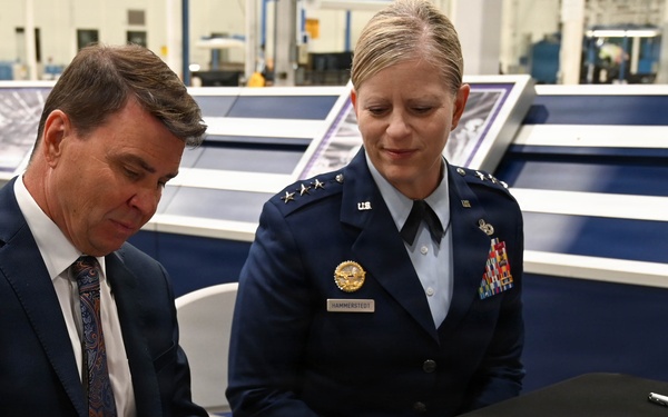 Air Force Sustainment Center and Oklahoma State Department of Education memorandum of understanding
