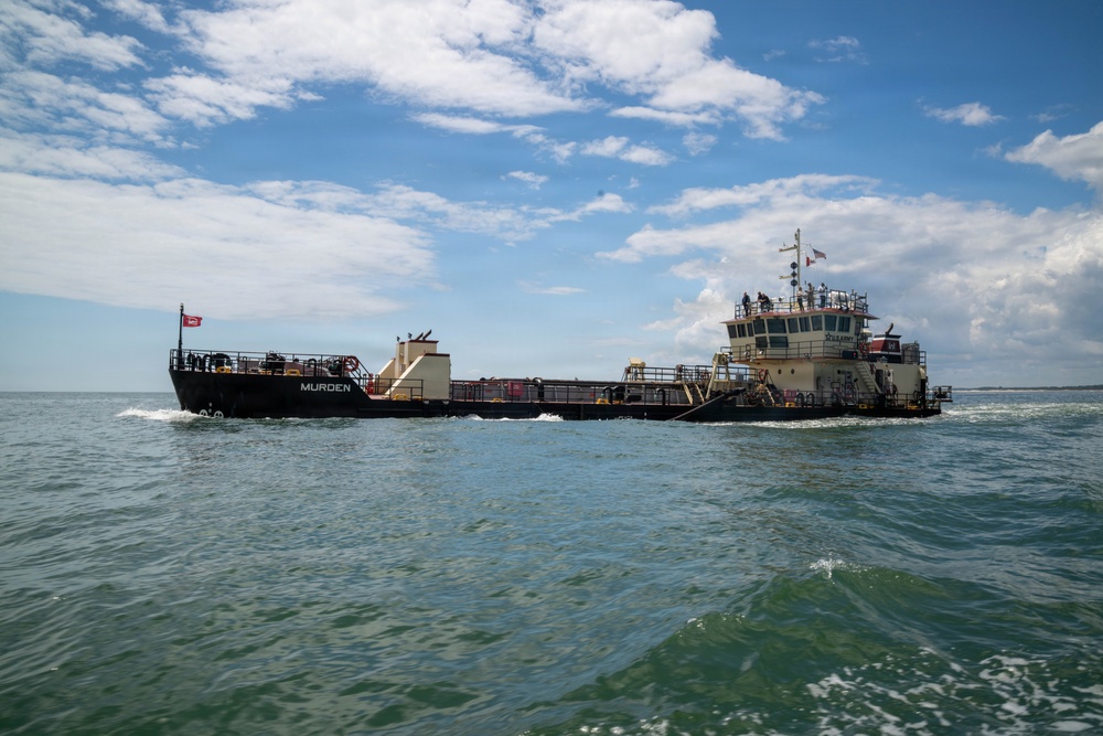 Rep. Andy Harris tours U.S. Army Corps of Engineers dredging operations in Ocean City, Md.