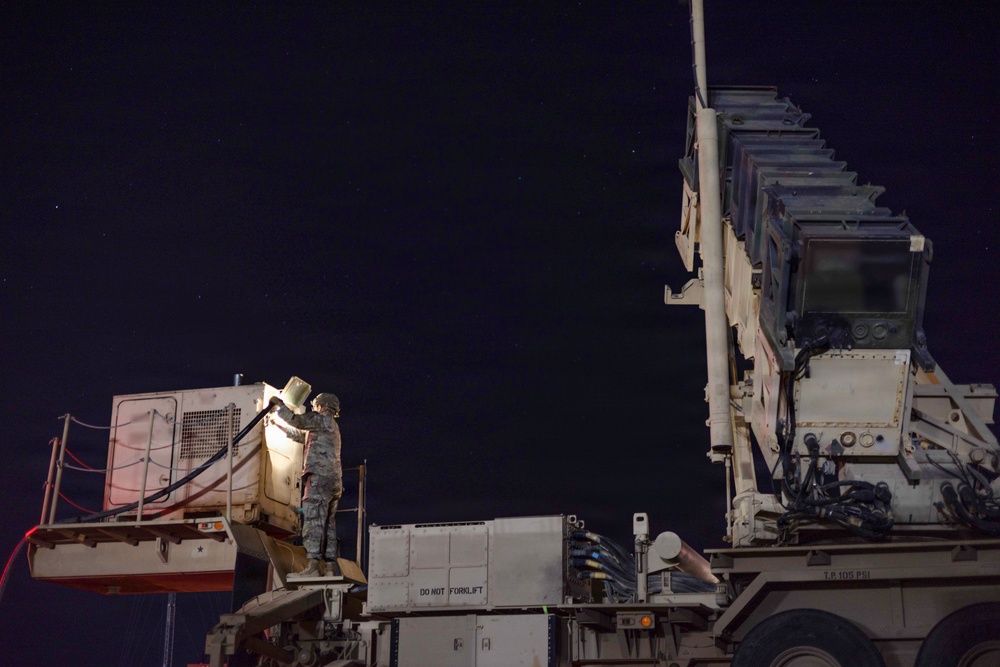 U.S. Army Soldiers Conduct Operations in the Middle East
