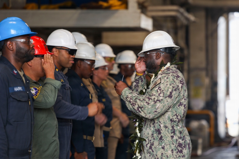 USS Bataan (LHD 5) Rings Off Damage Control Assistant