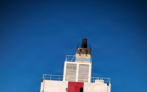 Sailors Board USNS Comfort Hospital Ship