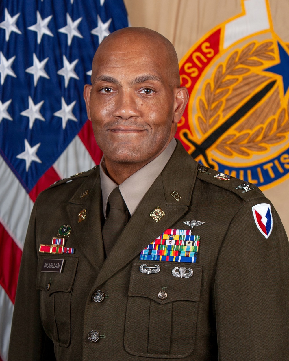 Colonel Carper “Haywood” McMillan, Commander, 407th Army Field Support Brigade