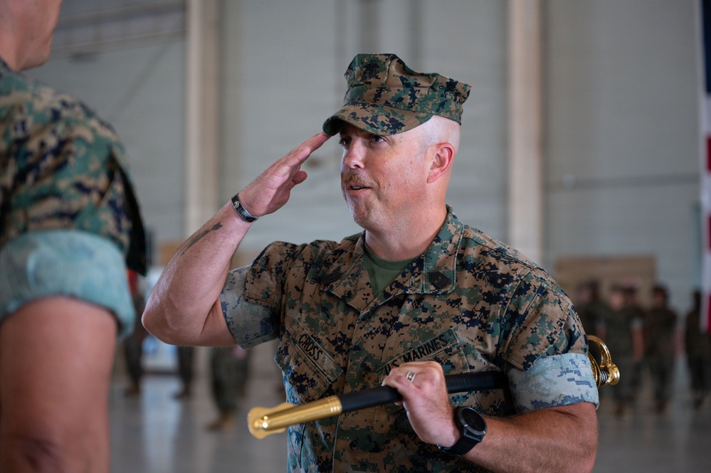 Marine Corps Detachment Goodfellow relief and appointment ceremony