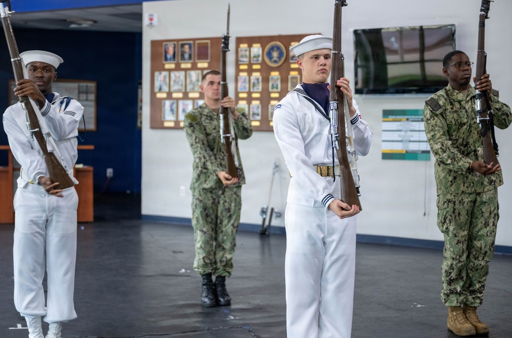 U.S. Navy Ceremonial Guard Drill Team Practice