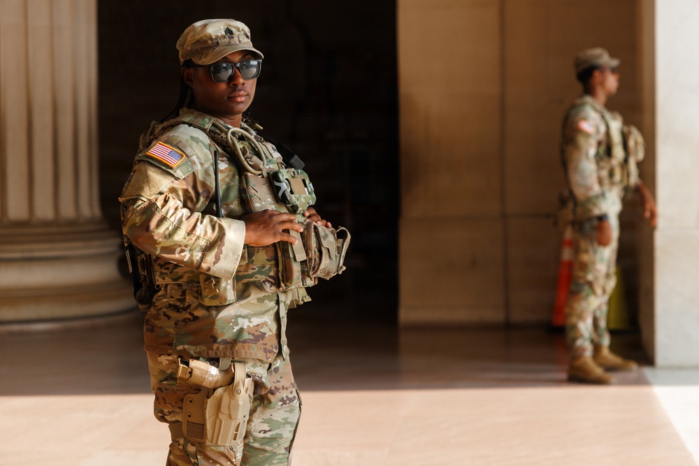 Mississippi Guardsmen Patrol the National Mall
