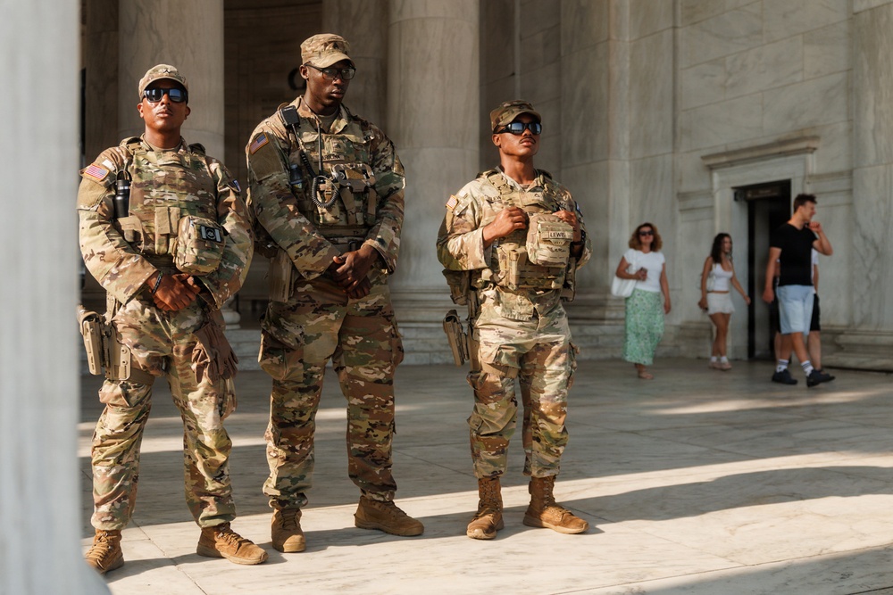 Mississippi Guardsmen Patrol the National Mall