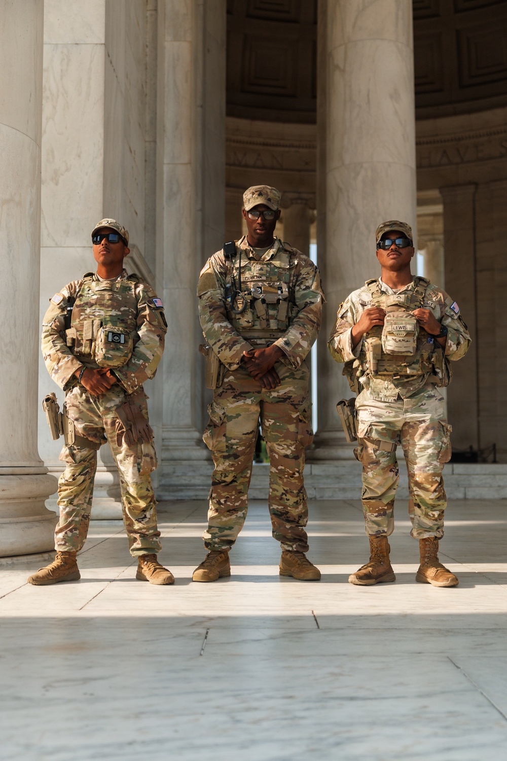 Mississippi Guardsmen Patrol the National Mall
