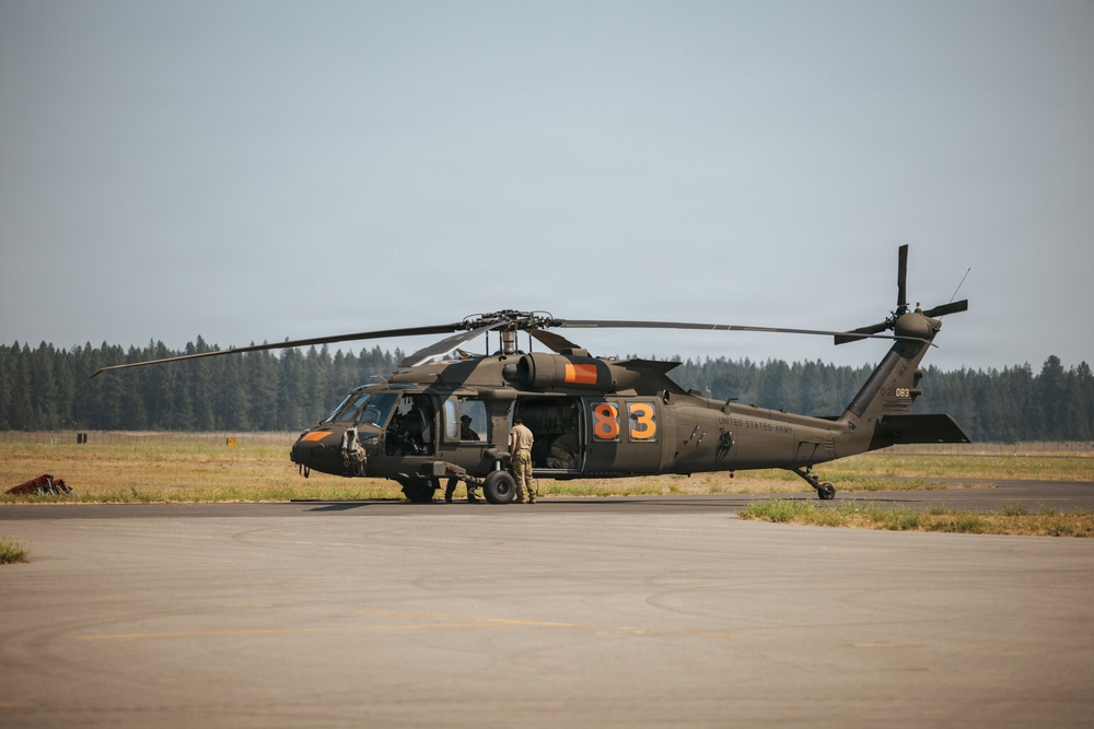 Washington National Guard Soldiers and Airmen Support Statewide Wildfire Response