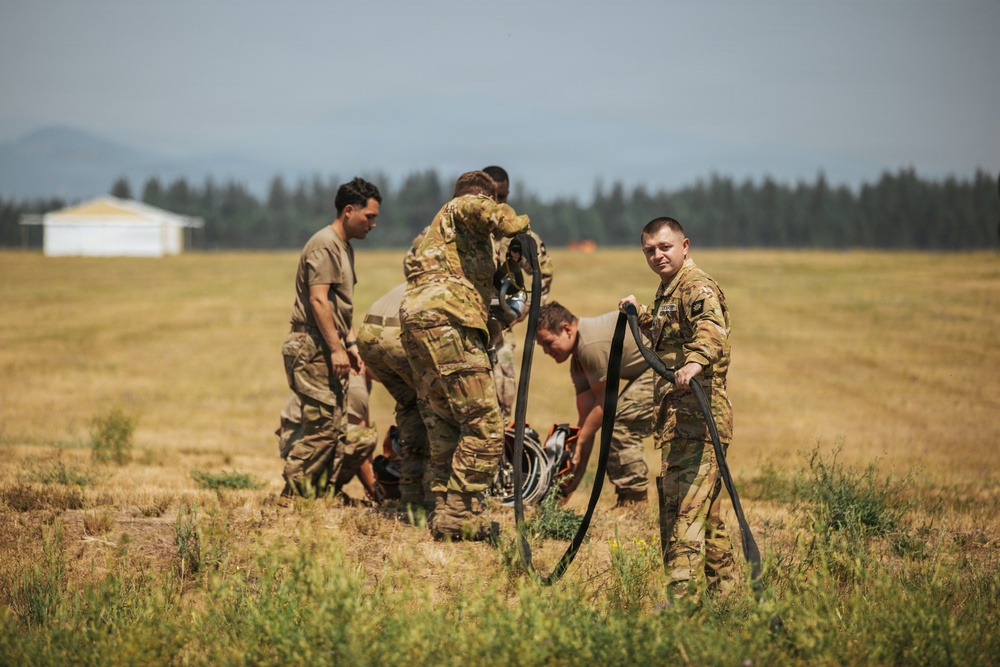 Washington National Guard Soldiers and Airmen Support Statewide Wildfire Response