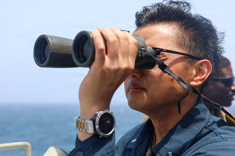 John Finn Stands Watch