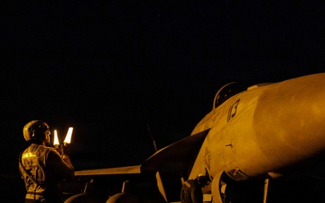 George H.W. Bush Conducts Flight Operations