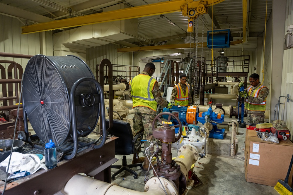 509th CES updates fuel transfer pumps at Whiteman AFB