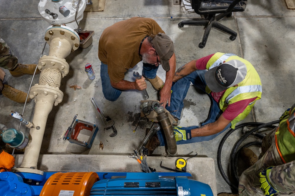 509th CES updates fuel transfer pumps at Whiteman AFB