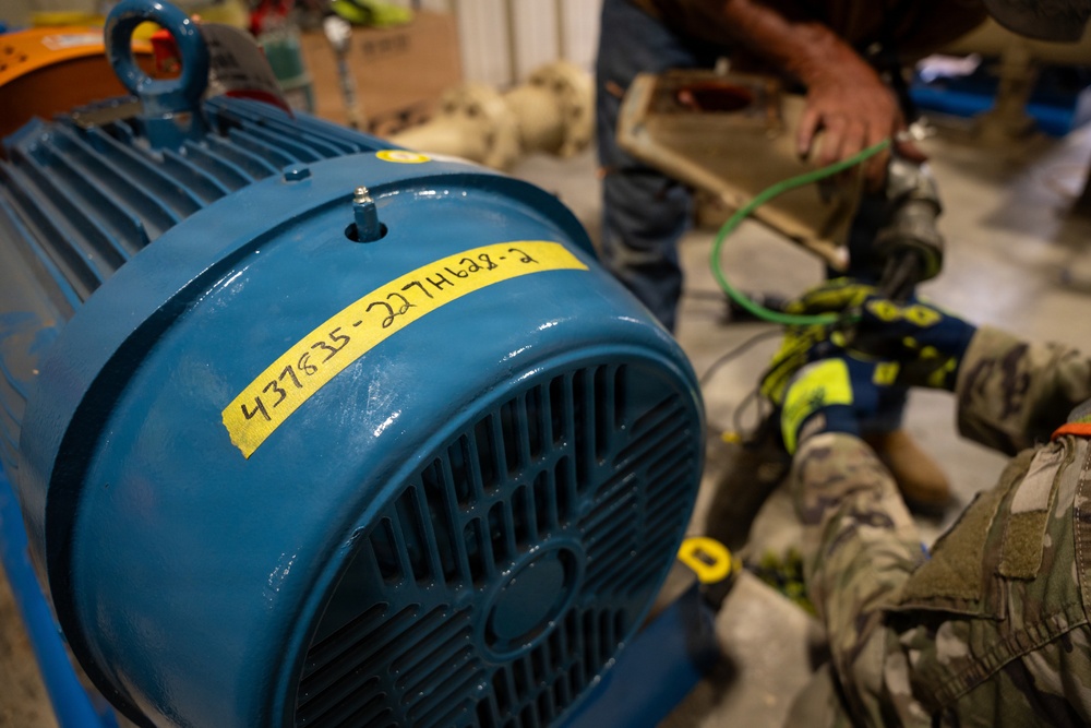 509th CES updates fuel transfer pumps at Whiteman AFB