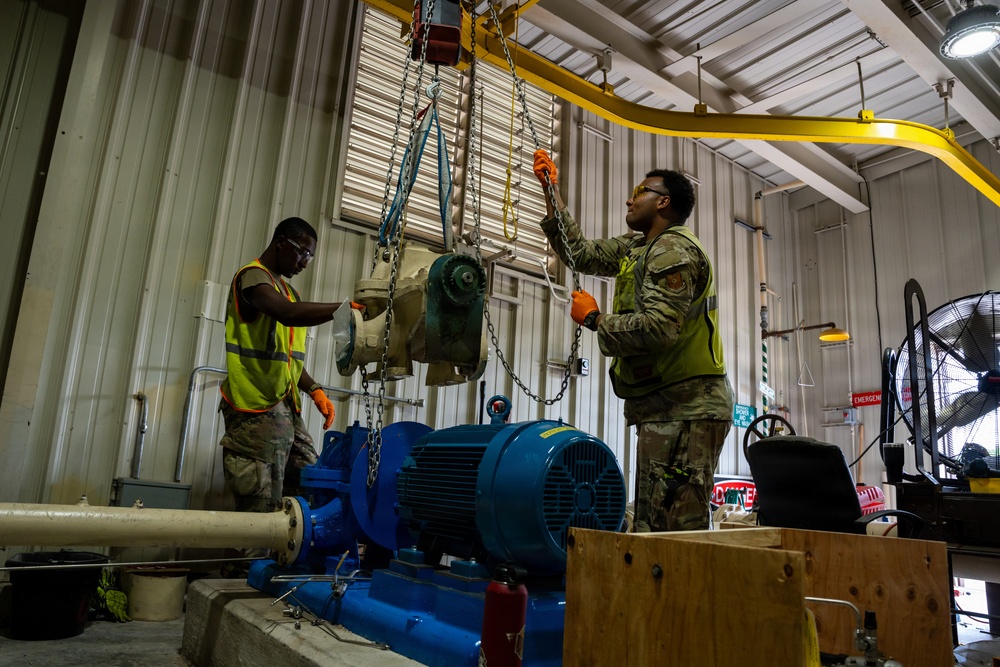 509th CES updates fuel transfer pumps at Whiteman AFB