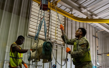 509th CES updates fuel transfer pumps at Whiteman AFB