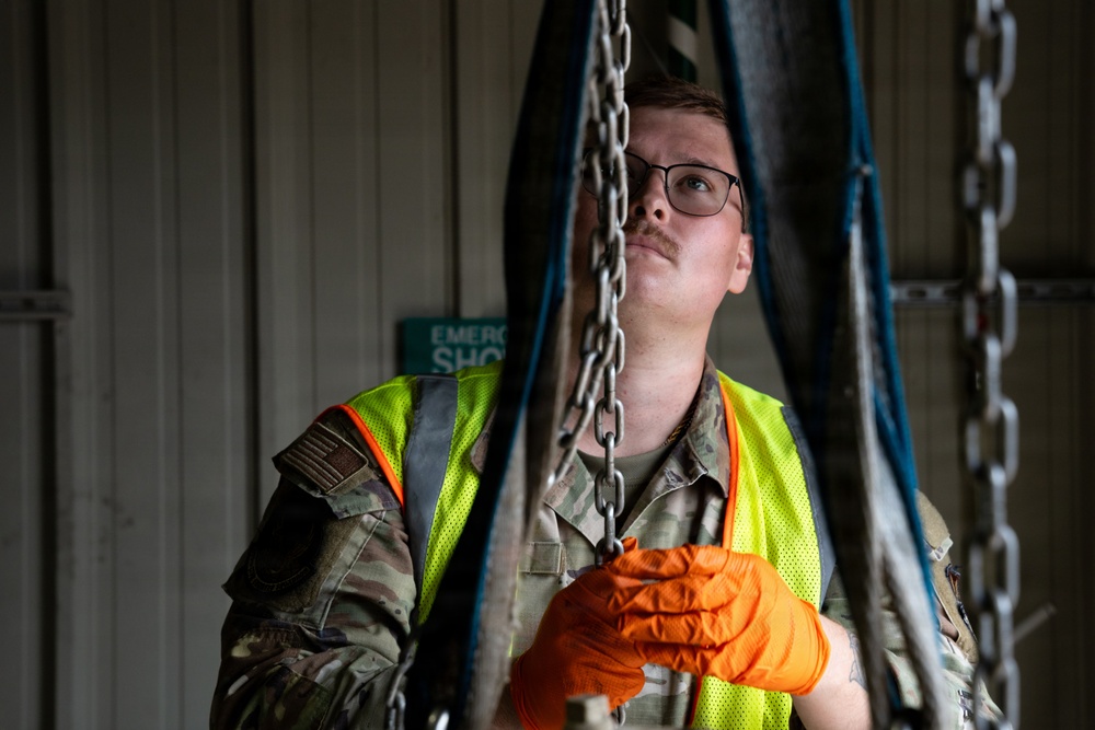 509th CES updates fuel transfer pumps at Whiteman AFB