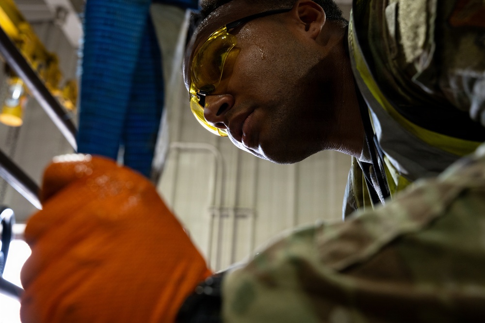 509th CES updates fuel transfer pumps at Whiteman AFB