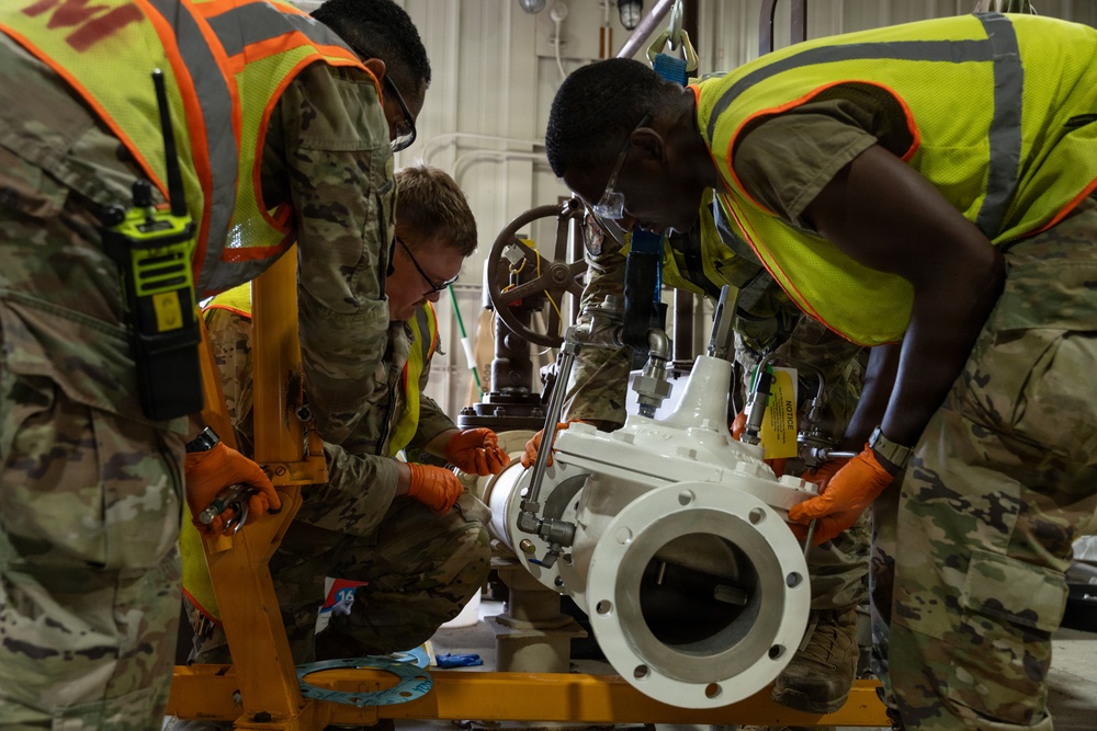 509th CES updates fuel transfer pumps at Whiteman AFB