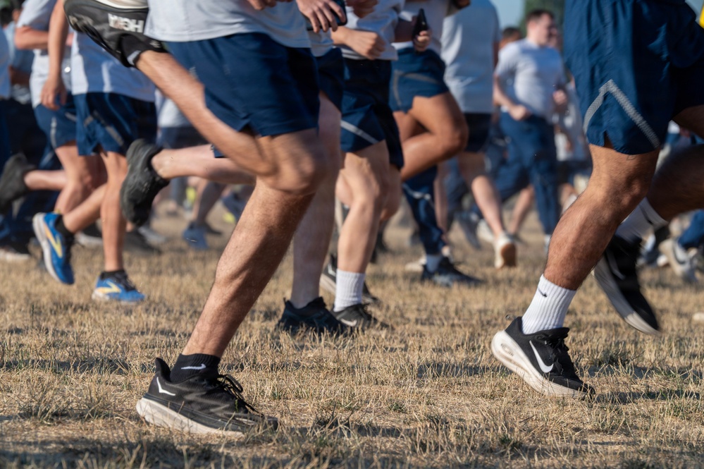 92nd ARW combines all-call with wing wide physical training