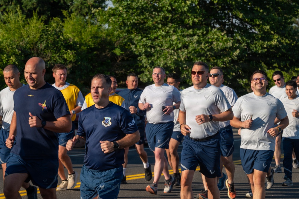 92nd ARW combines all-call with wing wide physical training