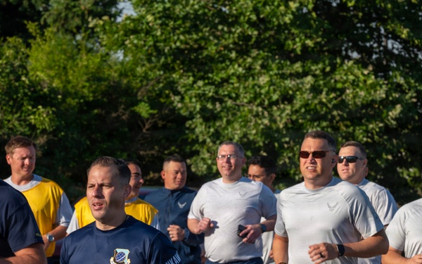 92nd ARW combines all-call with wing wide physical training