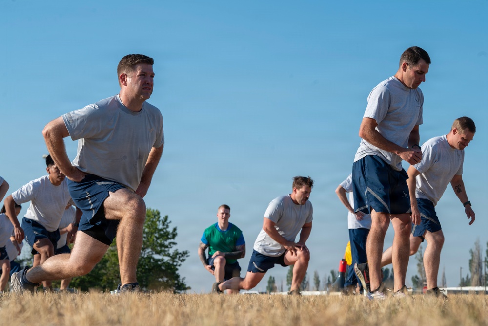92nd ARW combines all-call with wing wide physical training