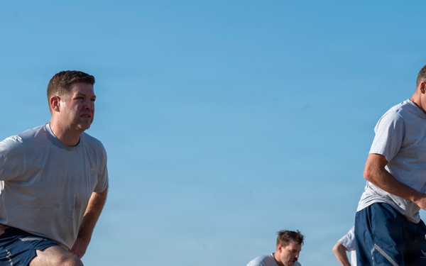 92nd ARW combines all-call with wing wide physical training
