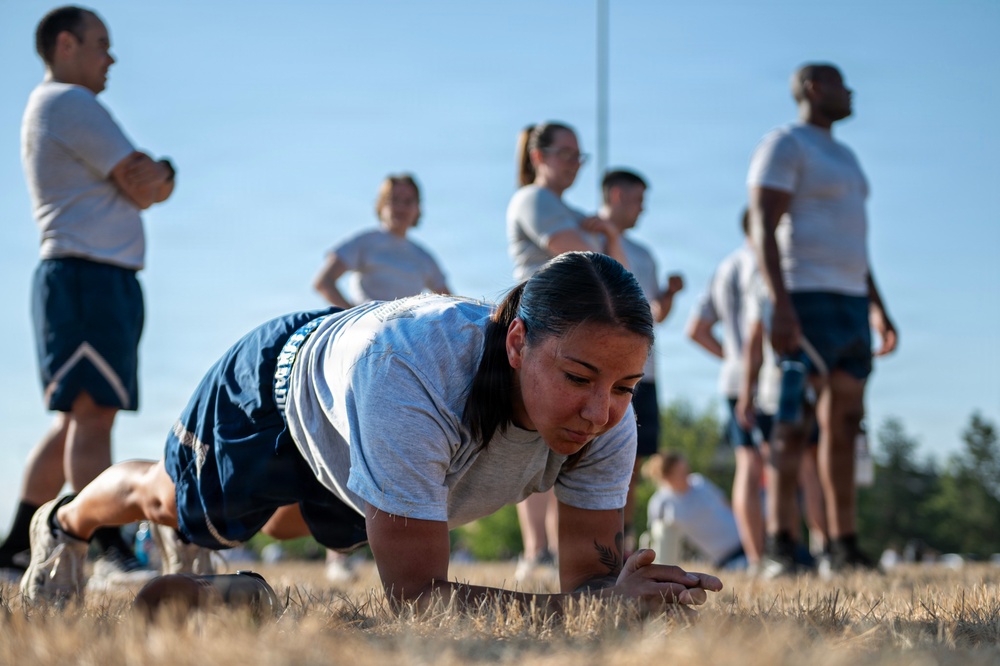 92nd ARW combines all-call with wing wide physical training