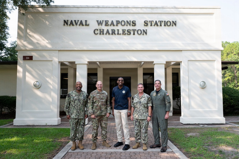 Mr. Bridges visits Joint Base Charleston Naval Weapons Station
