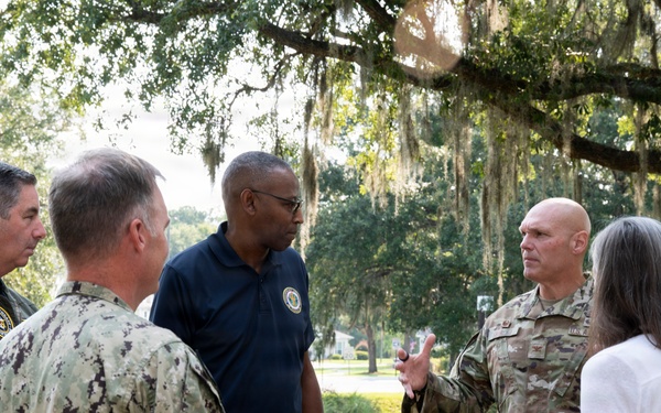 Mr. Bridges visits Joint Base Charleston Naval Weapons Station