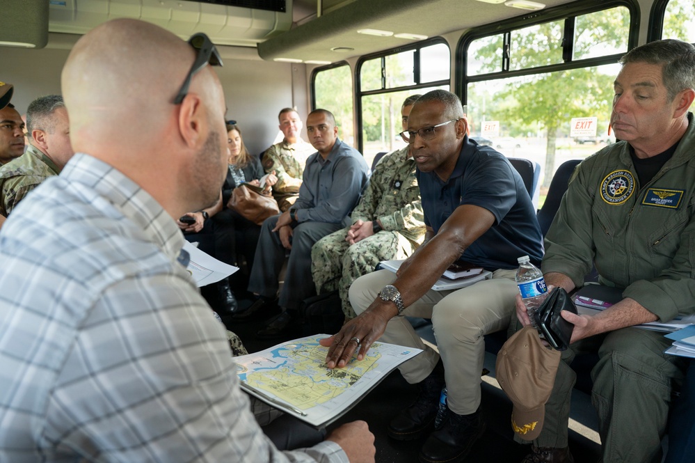 Mr. Bridges visits Joint Base Charleston Naval Weapons Station