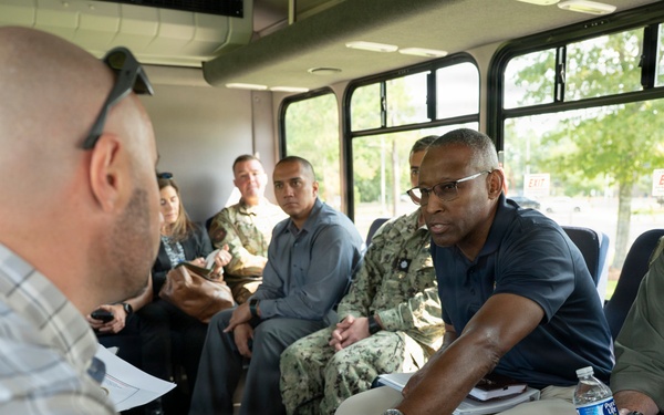 Mr. Bridges visits Joint Base Charleston Naval Weapons Station