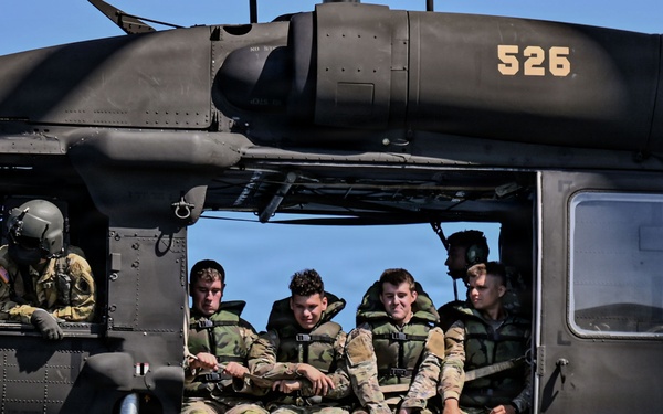 Missouri Army National Guard CH-47 Chinook conducts Helocast operations during Northern Strike 26-2