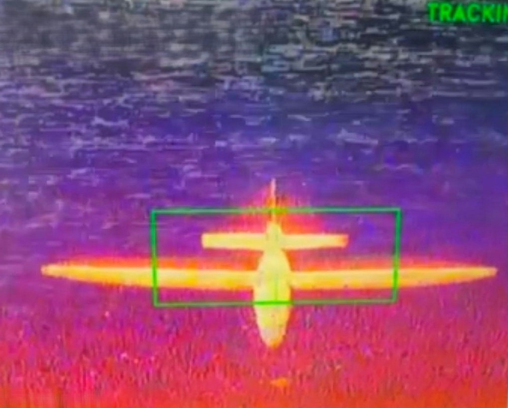 The Perennial Autonomy AS-3 Merops intercepts a Hornet strike drone at 2nd Marine Division demo