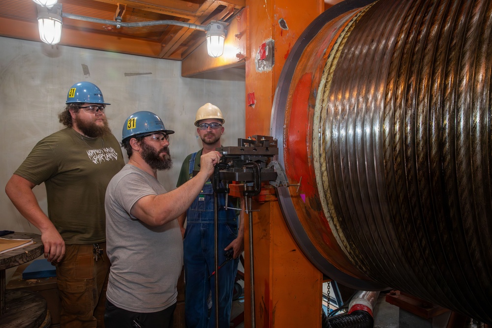 NNSY Production and Lifting Shops Team Up to Perform Upgrades to Dock Cranes